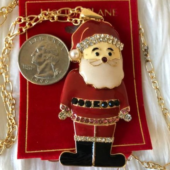 Santa Long Pendant Necklace - Picture 3 of 10